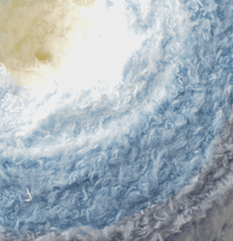 Cargar imagen en el visor de la galería, KIT CHAL LANA BEBE RIZO CON OSO