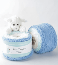 Cargar imagen en el visor de la galería, KIT CHAL LANA BEBE RIZO CON OSO