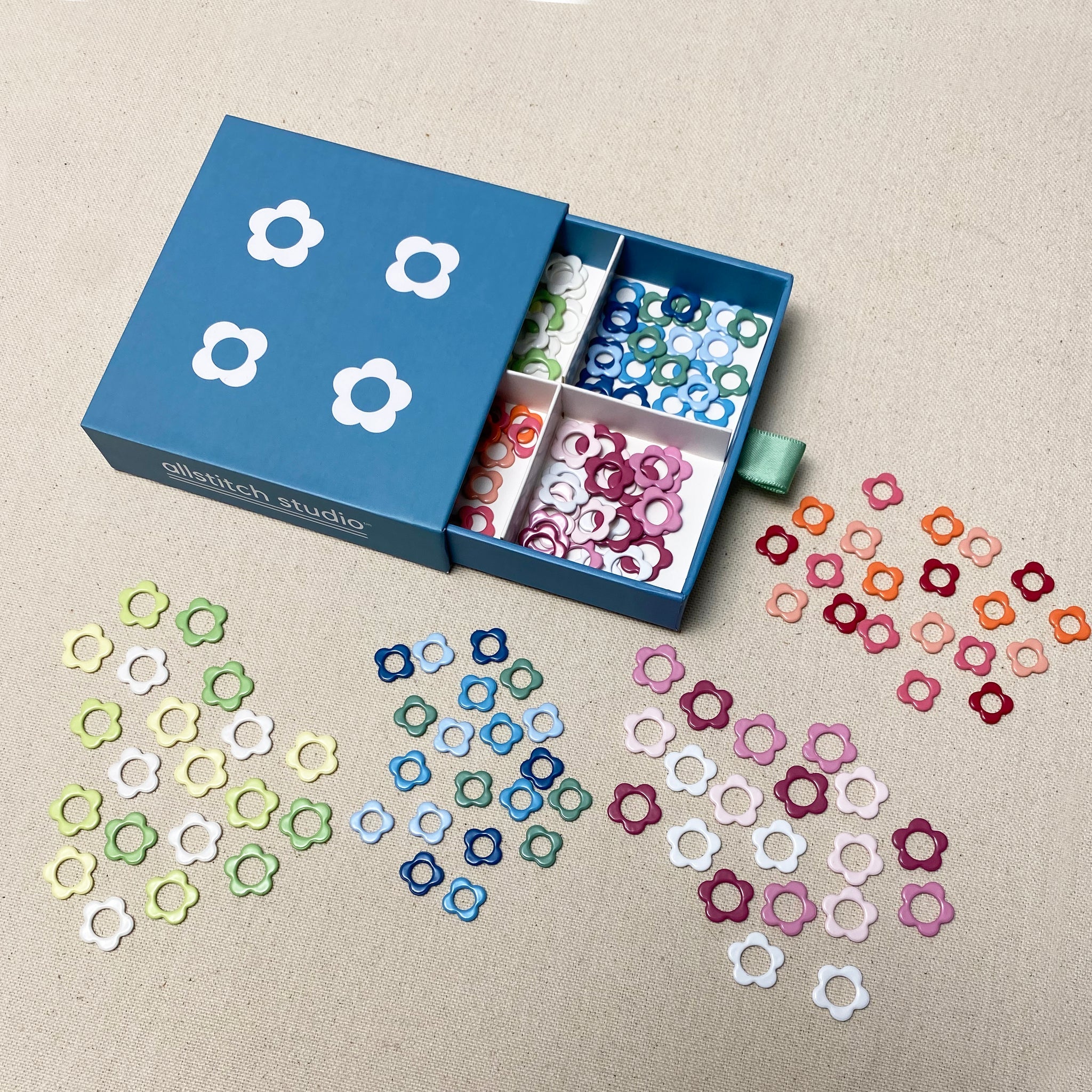 ALLSTITCH SET MARCADORES FLOR