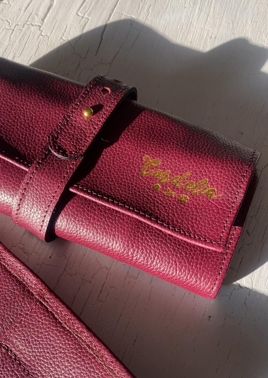 ESTUCHE ORGANIZADOR 100% CUERO