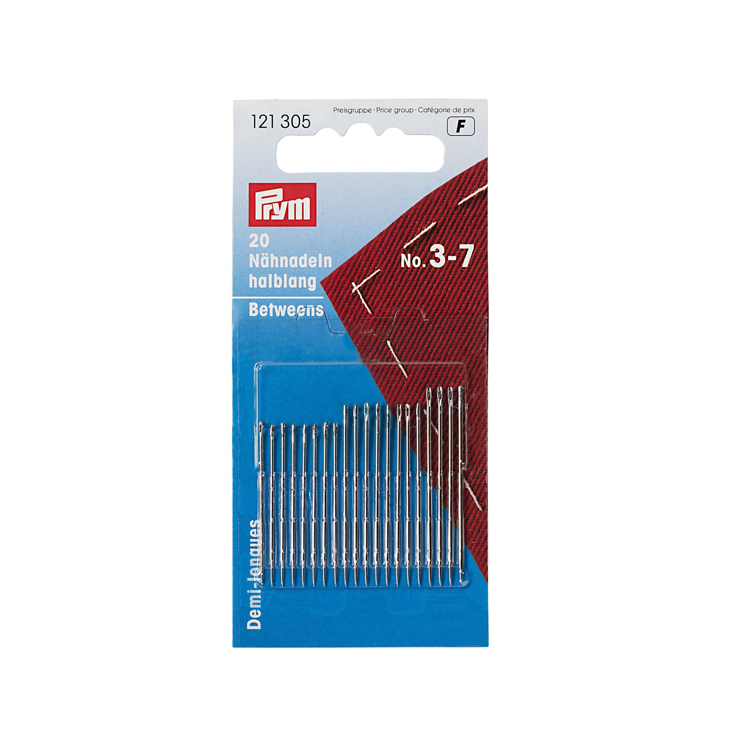AGUJAS DE COSER SURTIDAS SEMILARGAS 3-7