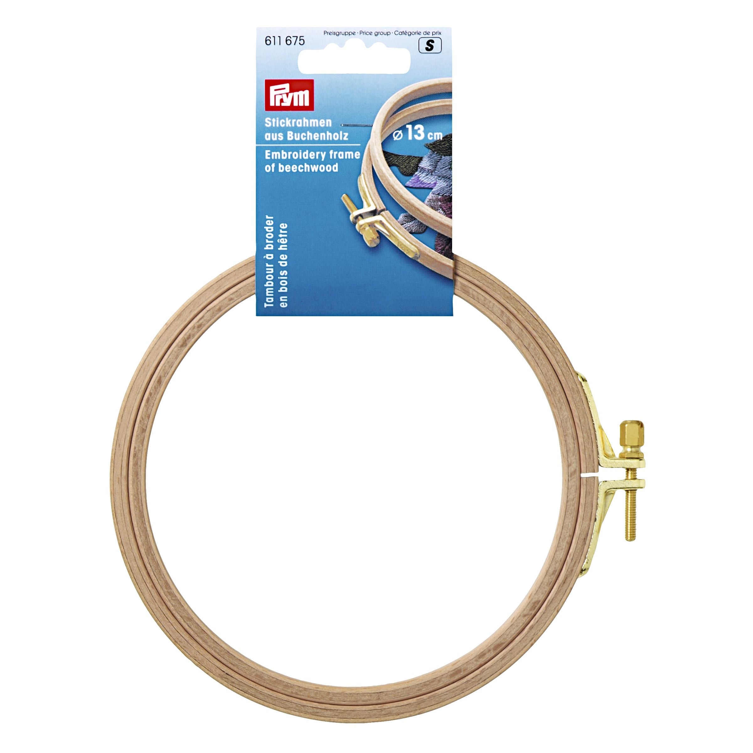 BASTIDOR BORDADO HAYA, TORNILLO AJUSTABLE 13 CM