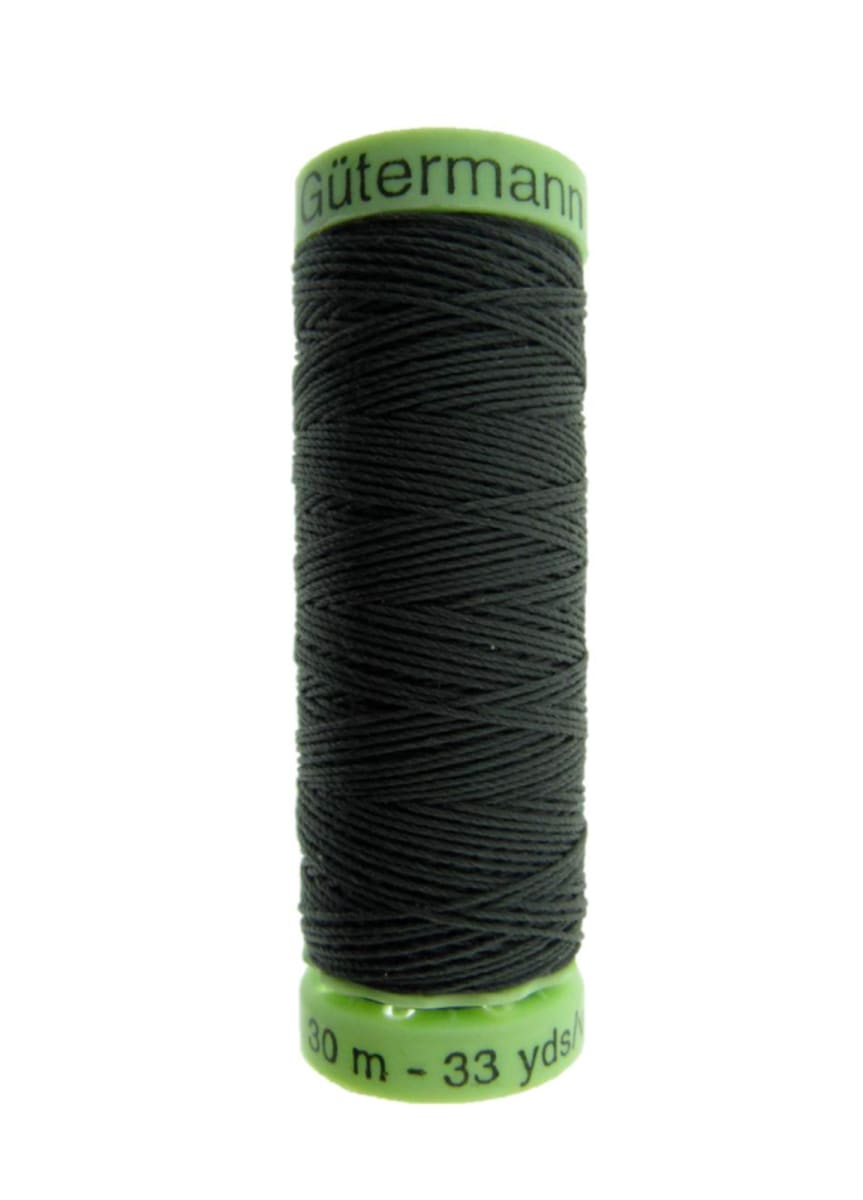 788 Dark Green 30m Gutermann Heavy Duty Top Stitch Thread - Top