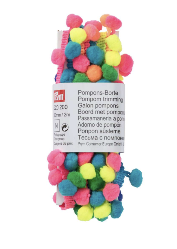 POMPON MULTICOLOR 2MT