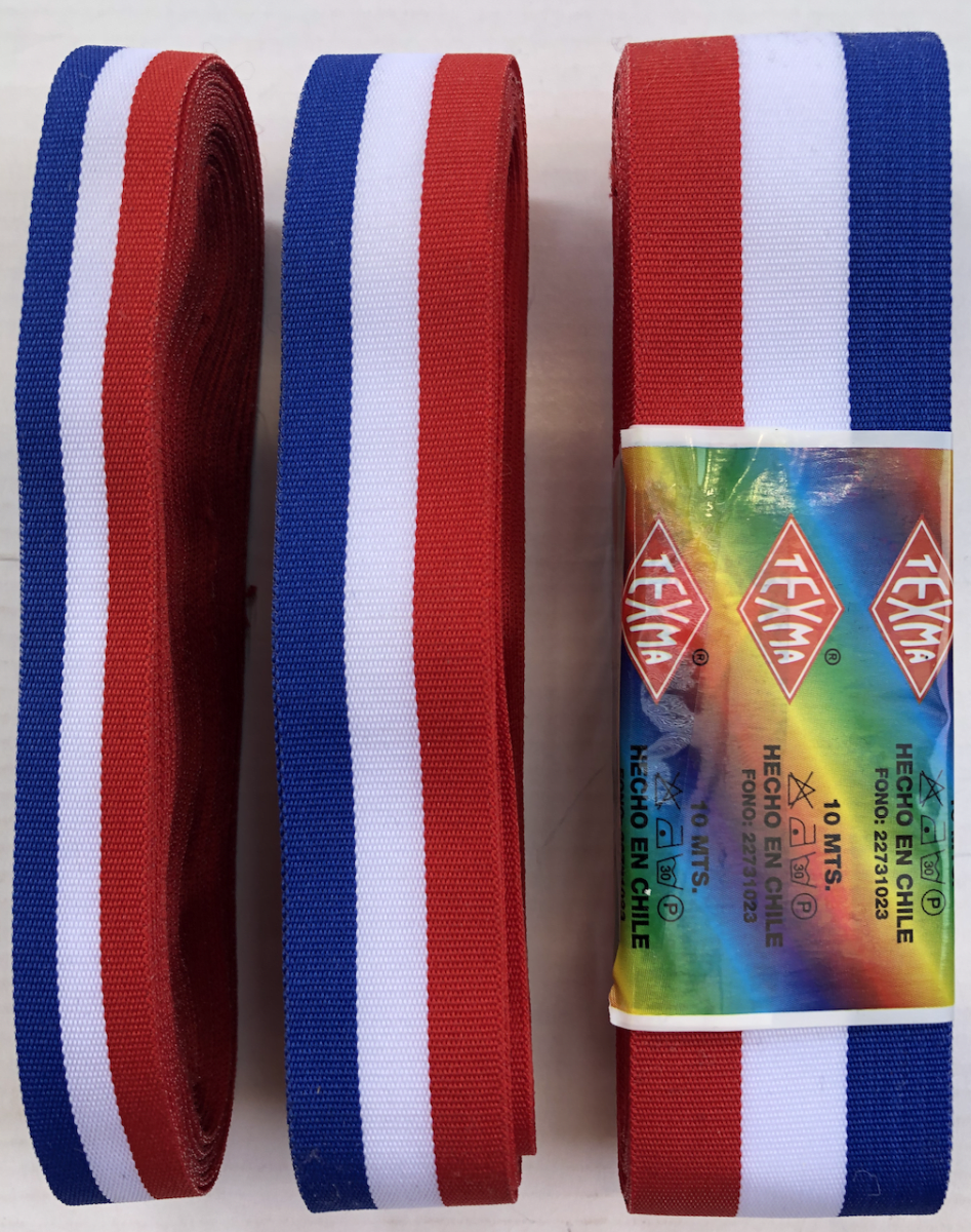 CINTA TRICOLOR 10MTS