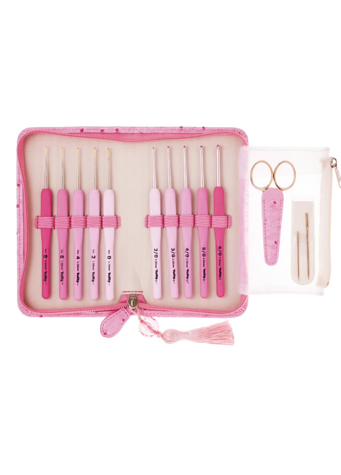 SET CROCHET ETIMO ROSE LACE FULL
